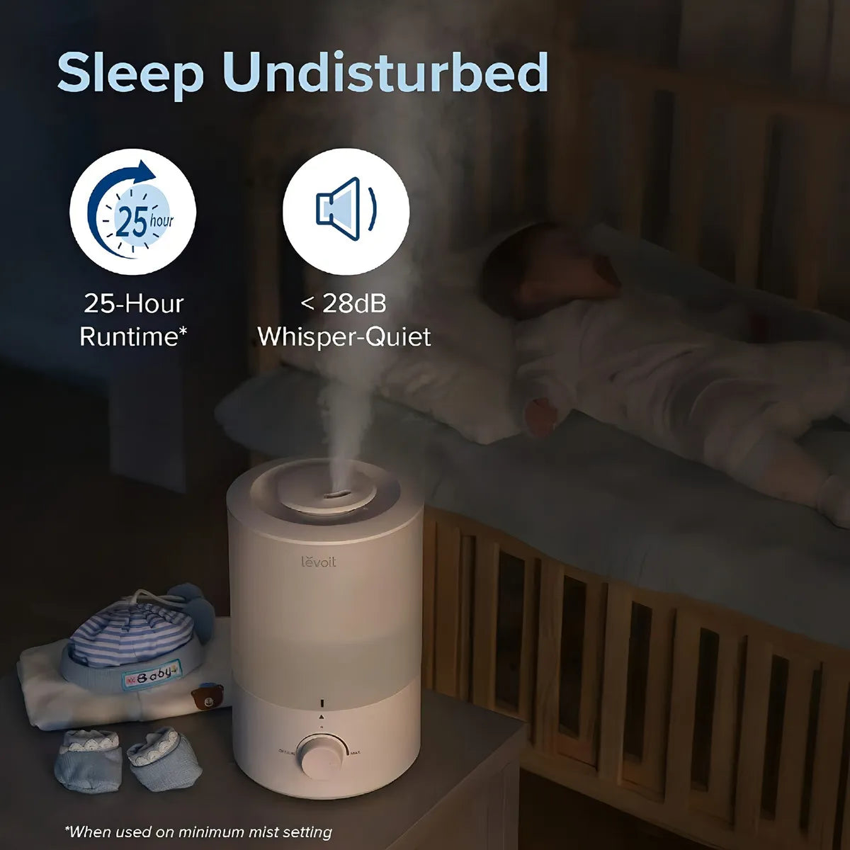Humidificadores Levoit Para Dormitorio Habitación Grande, Hu