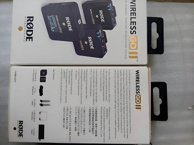 Micrófonos Rode Wireless GO II Condensador Omnidireccional color negroS