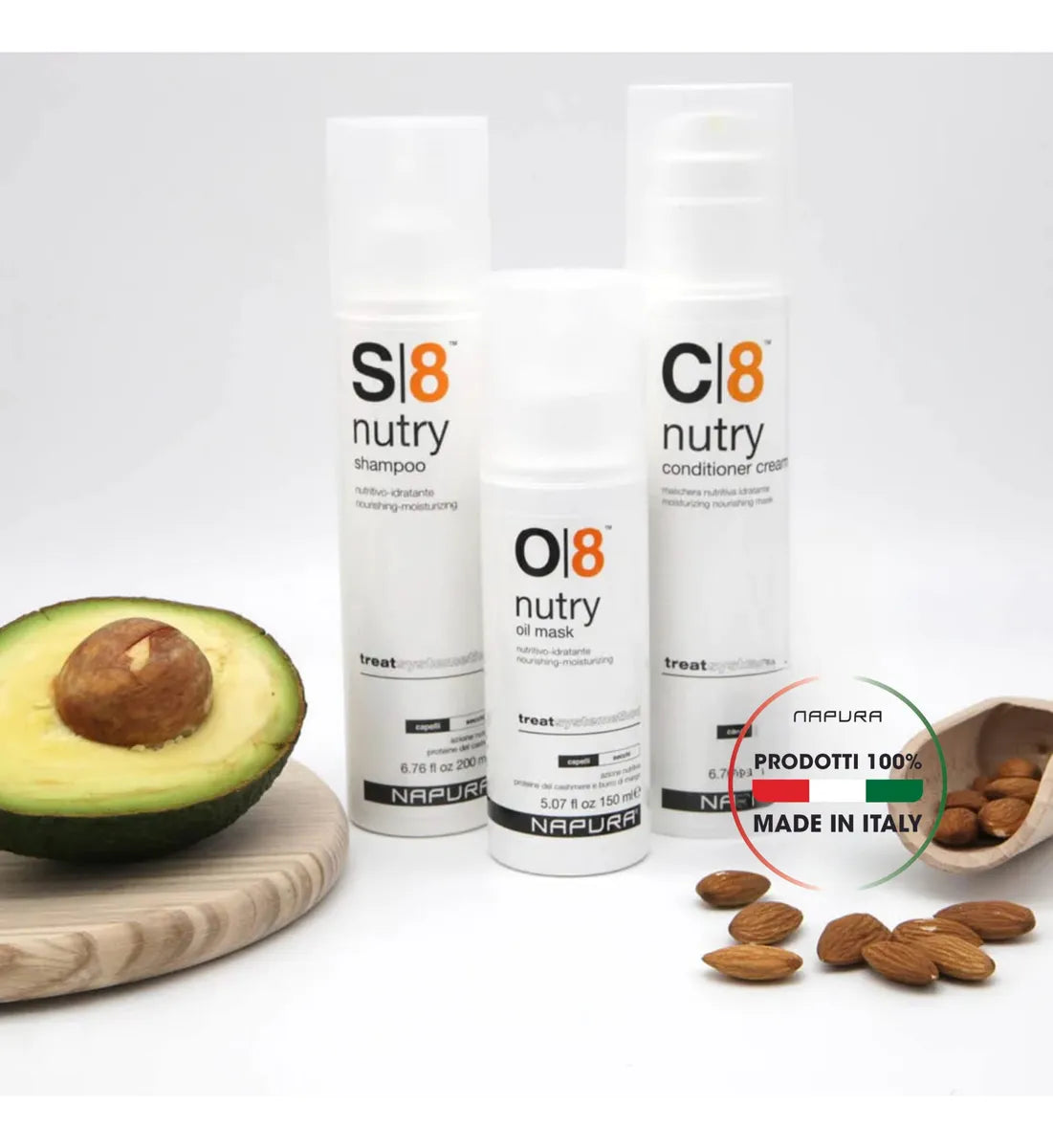 Napura S8 Cashmere Silkshine - Champu Nutritivo Para Cabello