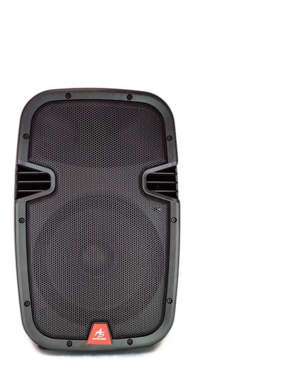 Cabina Recargable Américan Sound 10 Pulgadas Base+microfono Negro