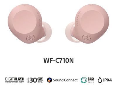 Auriculares in-ear inalámbricos Sony Bluetooth WF-C710N WF-C710N rosa