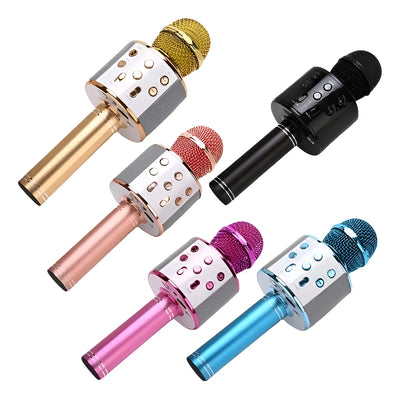 Microfono Portatil Parlante Karaoke Bluetooth Parlantes Surtidos