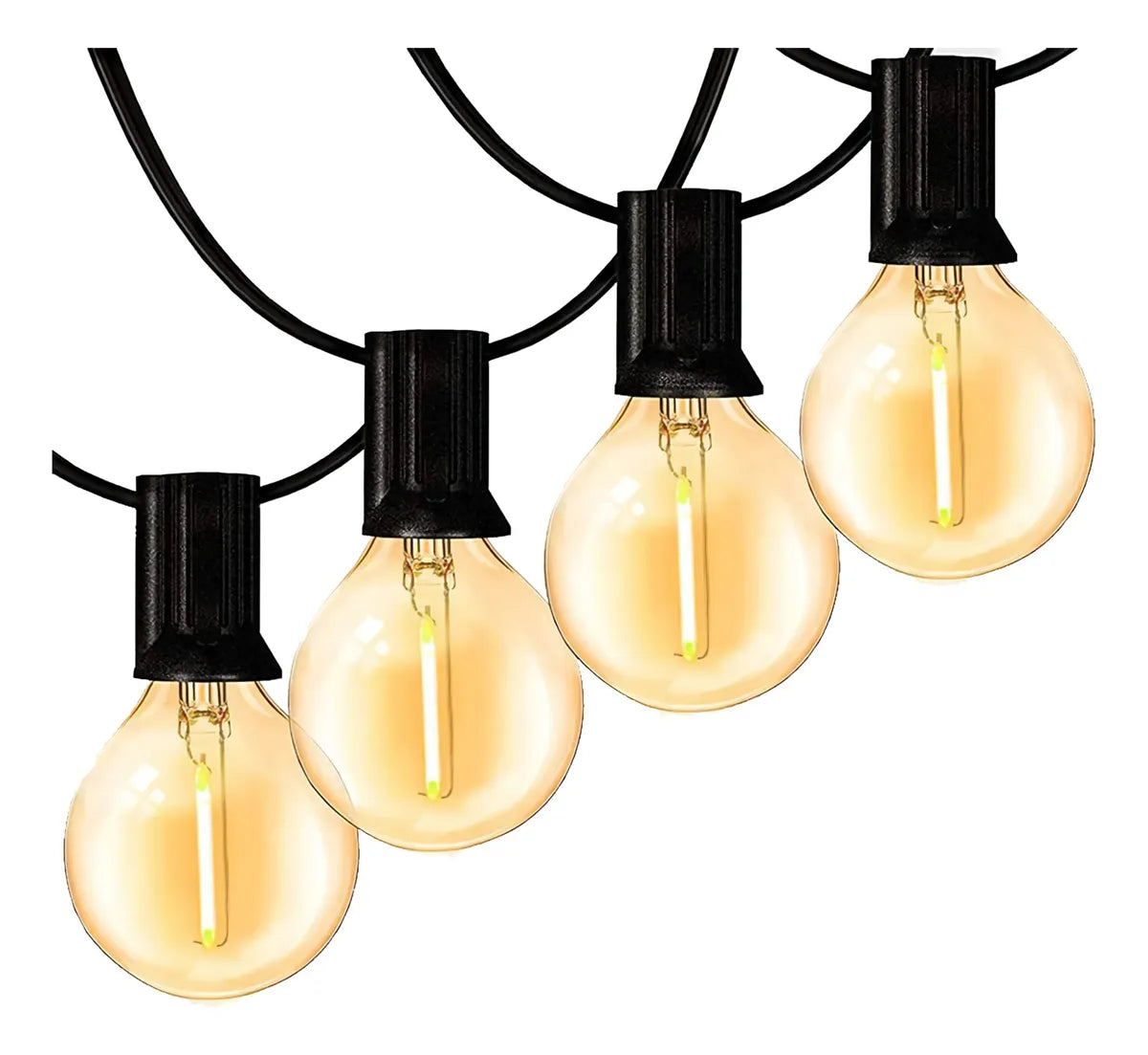 Extension Guirnalda De Luces Y Bombillos Vintage Exteriores