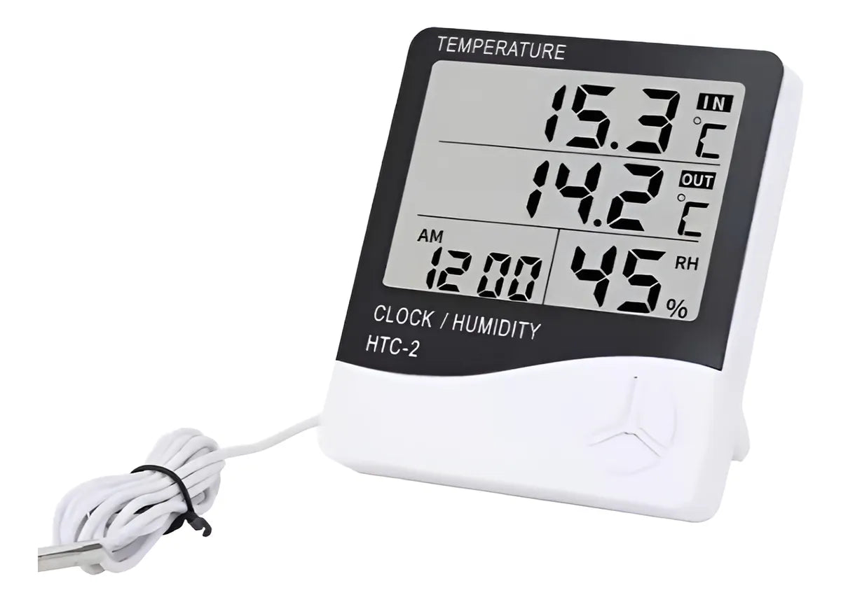 Htc2. Termohigrometro Digital Sonda Temp , Humedad, L