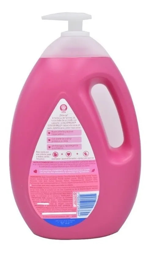 Shampoo Johnson's Gotas De Brillo X 1 Lt