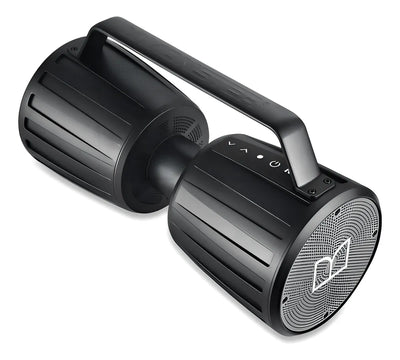 Parlante Monster EZ-Play Solara portátil con bluetooth waterproof negra