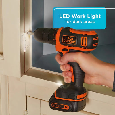 Taladro De Litio Black Y Decker Bdcdd12c 12v Max