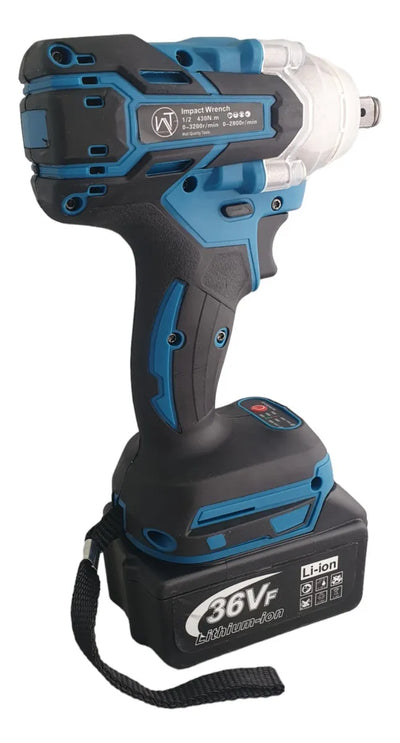 Pistola Llave Impacto Wt Inalambrica 1/2 Brushless Azul