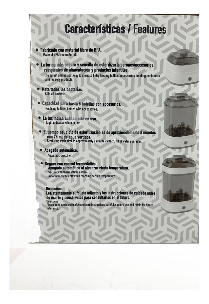 Bebesit Esterilizador Eléctrico 5 Biberones