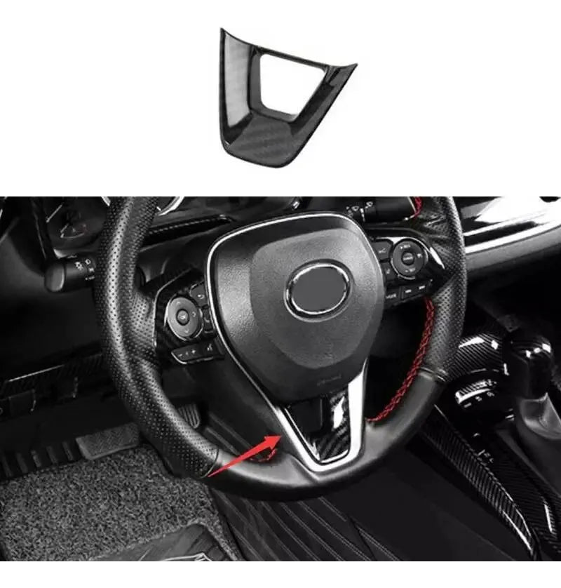 Accesorios Toyota Corolla Cross Rav4 Cubierta Timon Inferior - Fibra Carbon