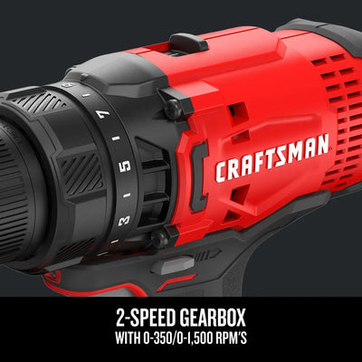 Juego De Taladro Destornillador Inalámbrico Craftsman V20