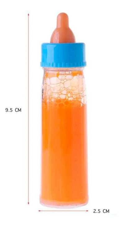 Juguete Biberon Magico 2 En 1 Leche Desaparece Bibi Muñeca Color 2 en 1 (Rosa y Azul)
