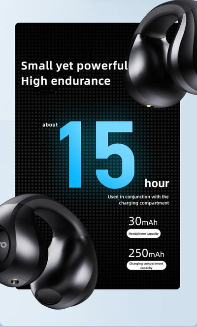 Audífonos Tipo Ear Clip Lenovo Xt83ii Audifonos Para Deporte Negro