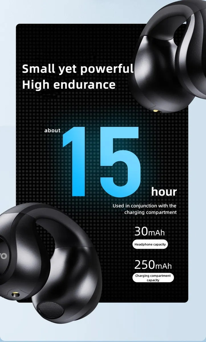 Audífonos Tipo Ear Clip Lenovo Xt83ii Audifonos Para Deporte Negro