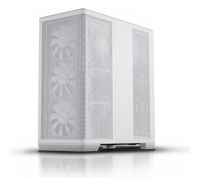 Gabinete Gamer Apnx C1 Blanco Maxima Calidad Alta Gama 4 Fan