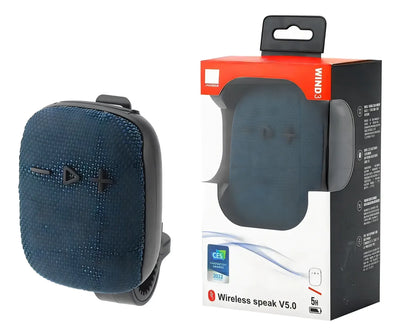 Parlante Bluetooth Bafle Portátil Bocina Para Bicicleta Color Gris Oscuro