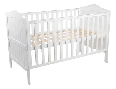 Cuna Cama De Madera Carestino Toledo 140x70 Blanco