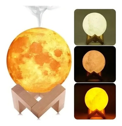 Humidificador 3d Moonlight Luna Humidifcador con voltaje de segun disponibilidad