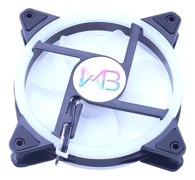Ventilador Cooler Para Torre 120mm Anillo Led