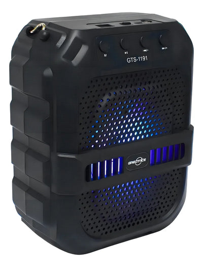 Parlante Cabina Activa 6.5'' Portatil Bluetooth Fm Usb Sd Color Negro