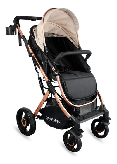 Coche Bebé Moises Gold Lx Bebesit Color Beige