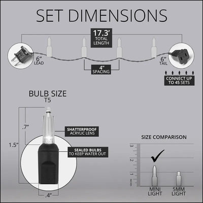 Extensión 50 Luces Navideñas Led Wintergreen Lighting