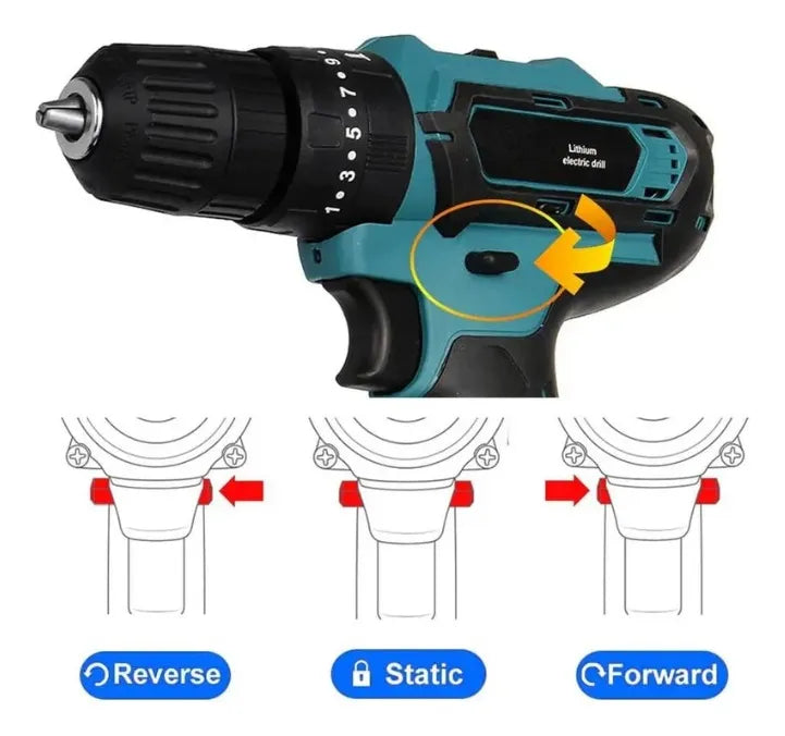 Taladro Inalámbrico Percutor 56 Voltios