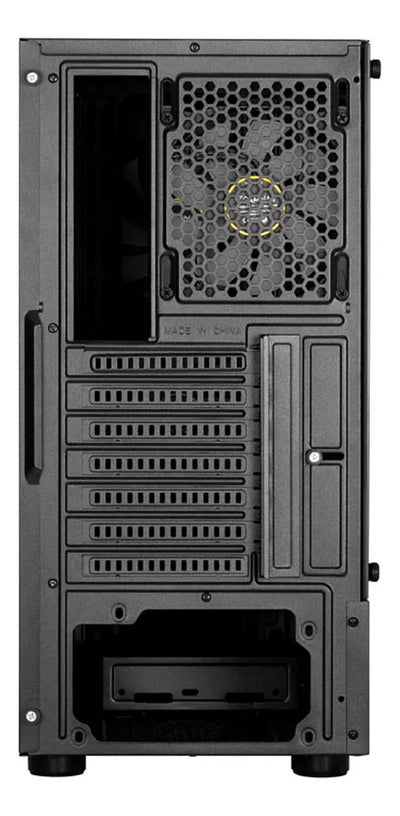 Gabinete Gamdias Talos E3 Mesh Mid Tower Rgb Vidrio Templado Color Negro
