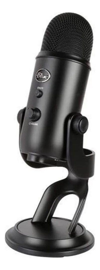 Micrófono Blue Yeti Condensador Omnidireccional color blackoutS