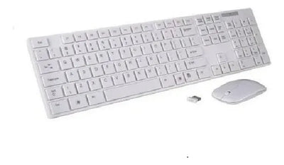 Combo Teclado Y Mouse Inalambrico 2.4g Windows Mac Seisa
