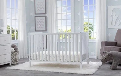 Cuna Convertible Delta Children Heartland 4in1 Bianca White