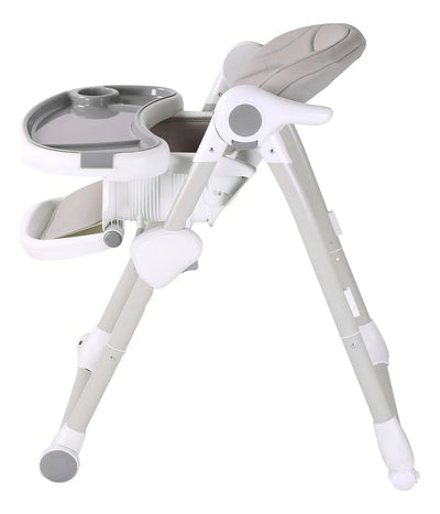 Carestino Petra SL007-GC silla de comer con bandeja extraíble color gris