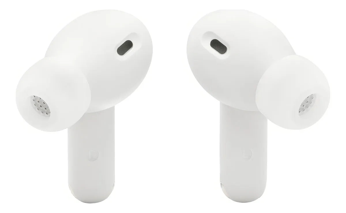 Auriculares inalámbricos Bluetooth Jbl Wave Beam 2, color blanco