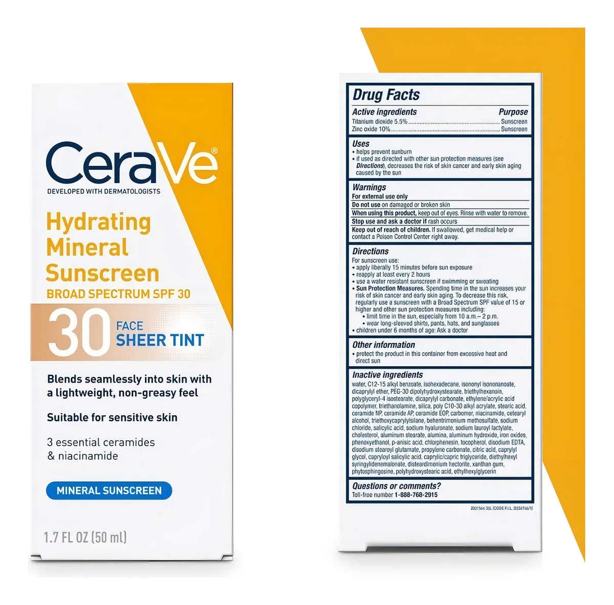Cerave Protector Solar Tintado Con Spf - Ml A $1600