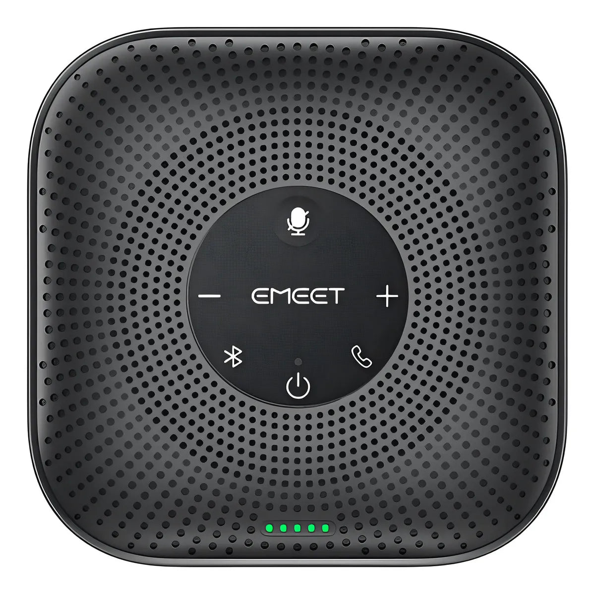 Micrófono Bocina De Conferencia inalámbrico Bluetooth Emeet M0 Plus Color Negro