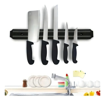 Soporte Cuchillos Holder 55 Cm Imantado Pared Seguro