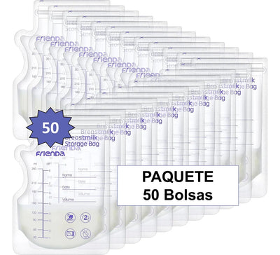 50 Bolsas De Almacenamiento De Leche Para Bebé