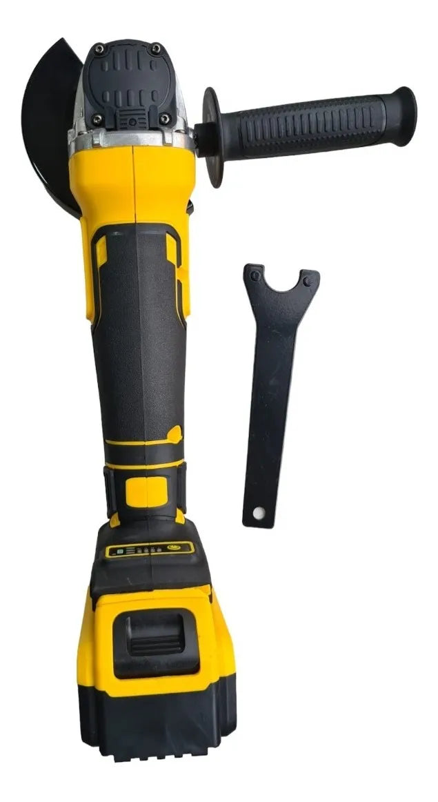 Kit Taladro Percutor 1/2 + Pulidora 4 1/2 68v Inalámbricos - Amarillo
