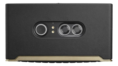 Parlante JBL Authentics 500 JBLAUTH500BLKAM portátil con bluetooth y wifi negra