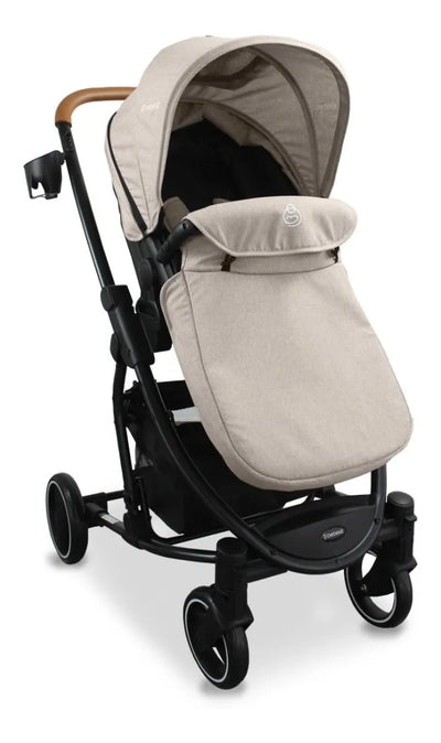Coche Para Bebe Tipo Moises + Portabebe Prima Bebesit Beige