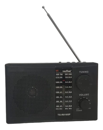 Radio Bluetooth Panel Solar Recargable Fm Am Sw Entrada Usb