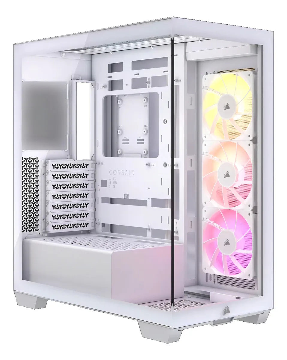 Gabinete Corsair 3500x Argb Mid-tower Atx Icue Link Blanco