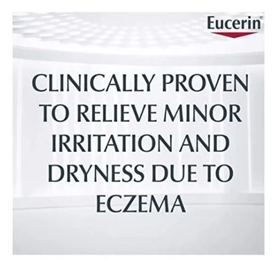 Eucerin Crema Baby Eczema Relief 141 g | Hidratante Hipoalergénica Sin Fragancia Bebé Piel Atópica Seca Sensible | Loción Dermatológica Suave Antipicazón Calmante Reparadora Avena Coloidal Alivio