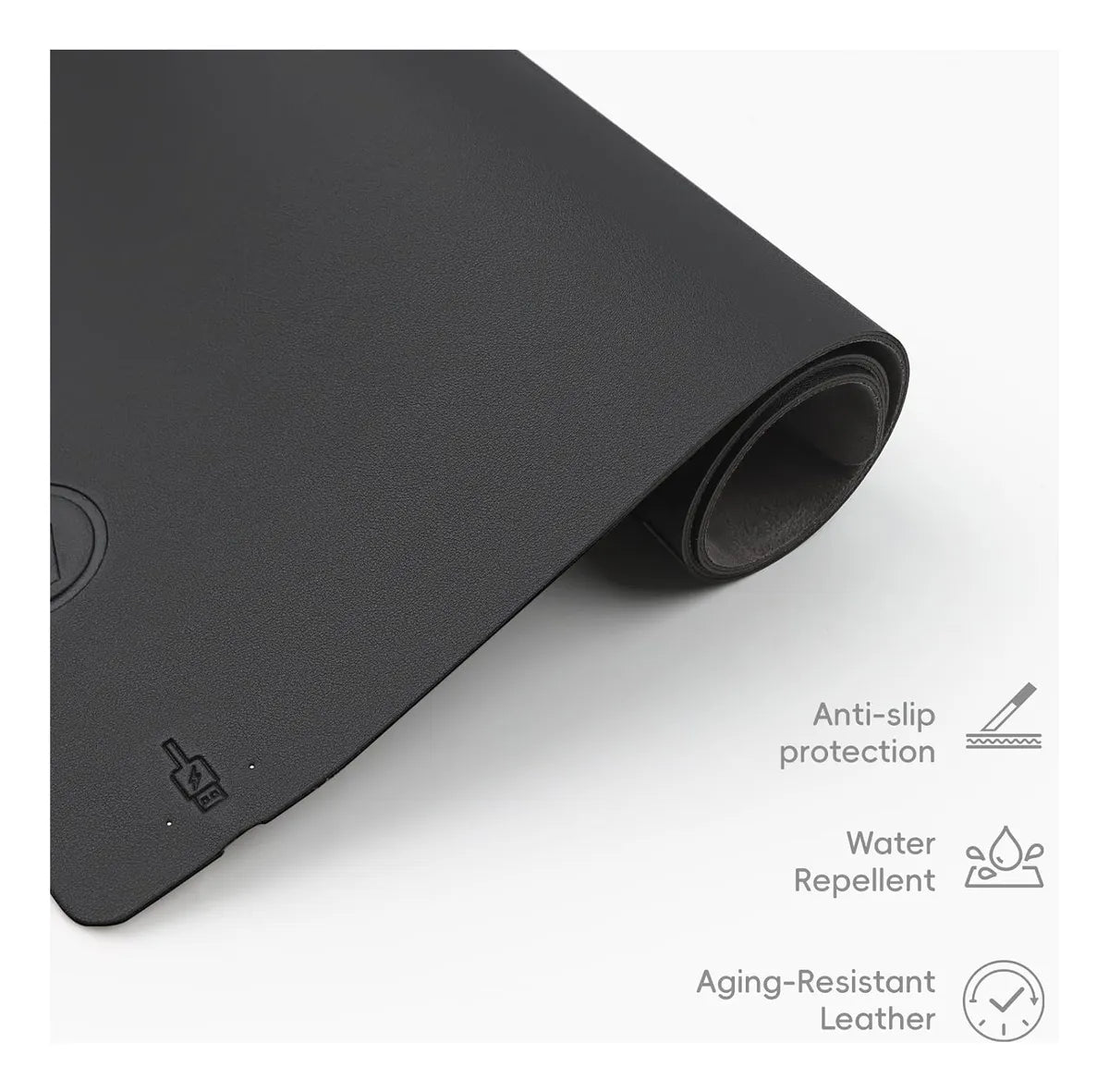 Mouse Pad Ultra Silencioso Con Carga Inalámbrica