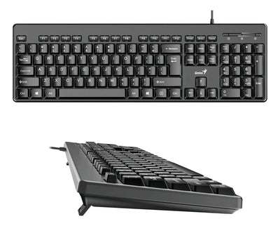 Teclado Genius QWERTY español color negro