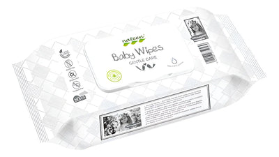 Paquete Toallitas Húmedas Nateen Baby Wipes X80und Para Bebé