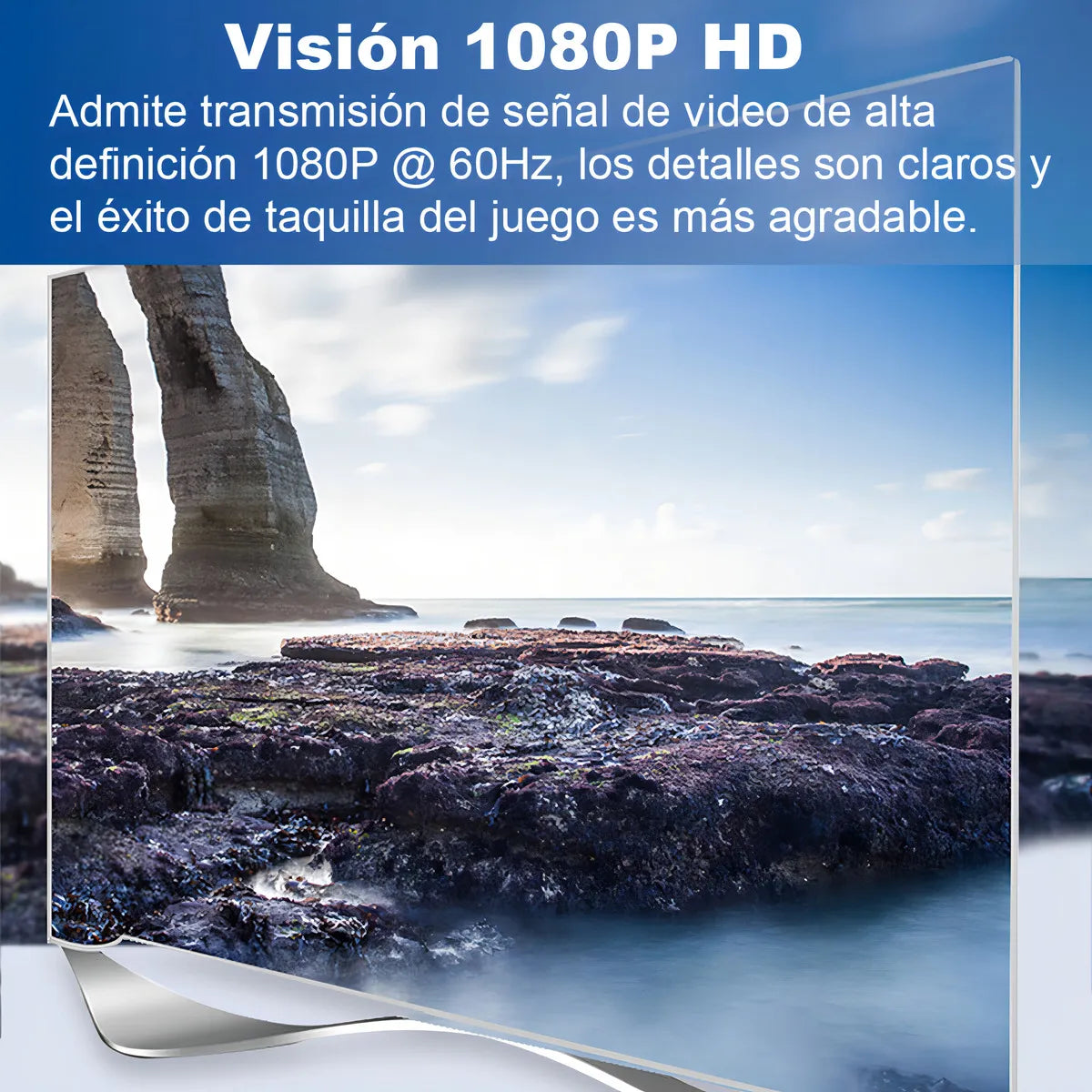 Cable Adaptador HDMI a VGA Gomita 1080p con Audio Xbox PS TV PC