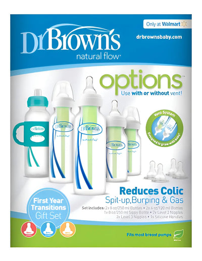 Dr Browns Set De Transición Del Bebe 5 Biberones Anticolico