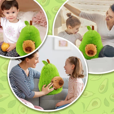 Peluche Chigüiro Capibara Carpincho Muñeco 35 Cm Regalo - Verde Musgo