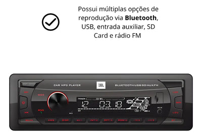 Jbl Celebrity100 Mp3, USB, Bluetooth, tarjeta SD, FM, sonido de coche